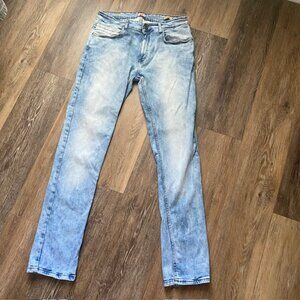 Hugo Boss Orange63 Jeans Slim Fit Mens 36 Light Acid Wash Denim Vintage